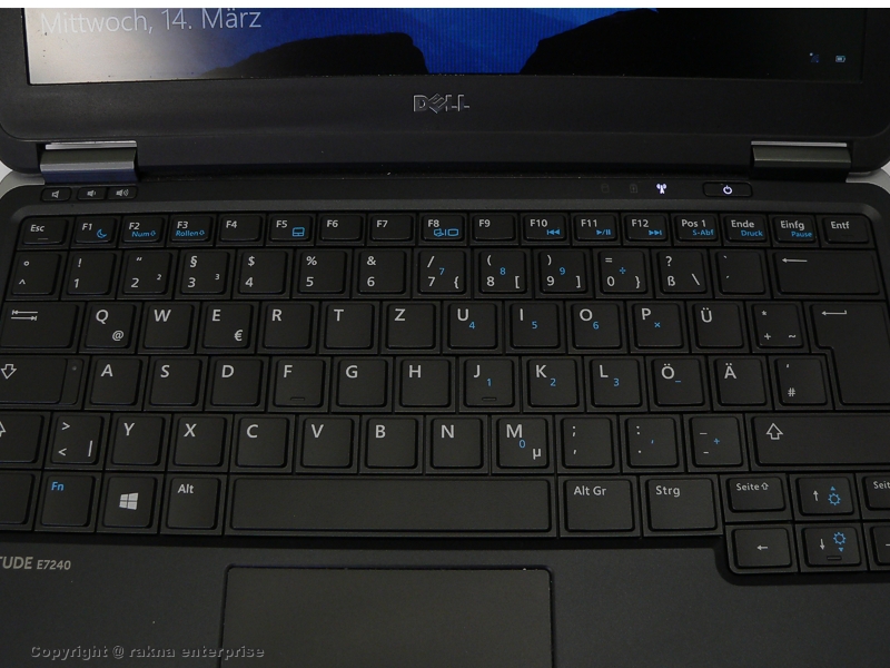 Notebook Dell Latitude E7240 12 Zoll Intel-Core i7 SSD-250GB Arbeitsspeicher 4GB (gebraucht)