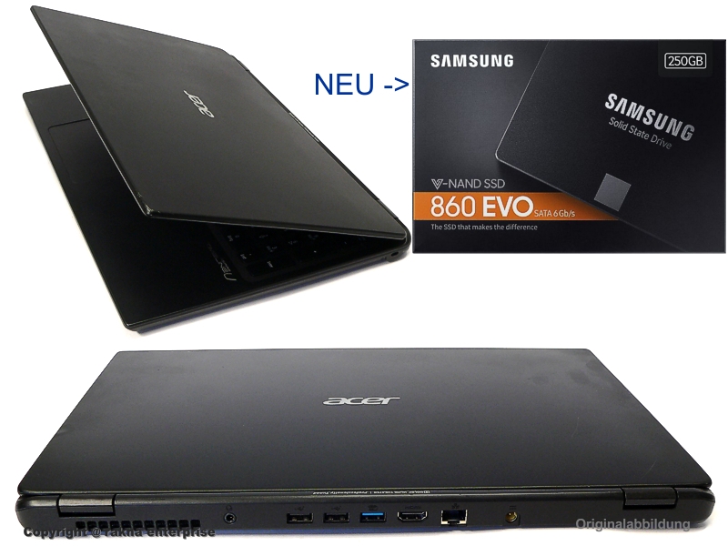 Notebook ACER Timeline Ultrabook 15.6 Zoll Intel-Core i5  Arbeitsspeicher 4GB (gebraucht)